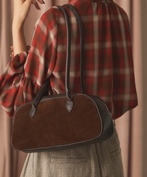 AULENTTI | スエード×レザーボストン(ショルダーバッグ)