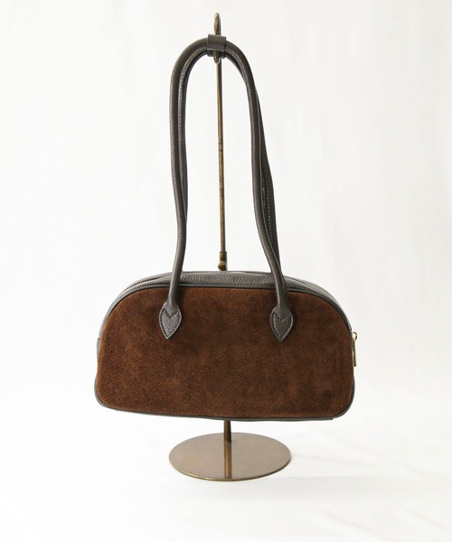 AULENTTI（オウレンティ）の「スエード×レザーボストン（ショルダーバッグ・レディース・ブラウン・FREE）」の10枚目の写真
