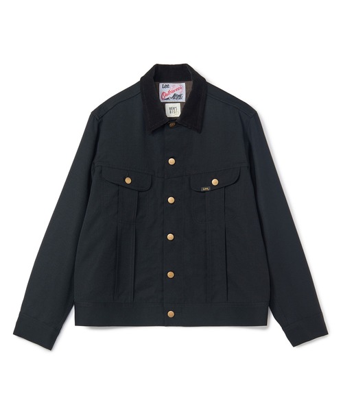 MEN'S BIGI（メンズビギ）の「【LEE/リー】別注 エクスクルーシブ STORM RIDER ジャケット（デニムジャケット・メンズ・ネイビー/ホワイト/ブラック・02/03/04）」の2枚目の写真