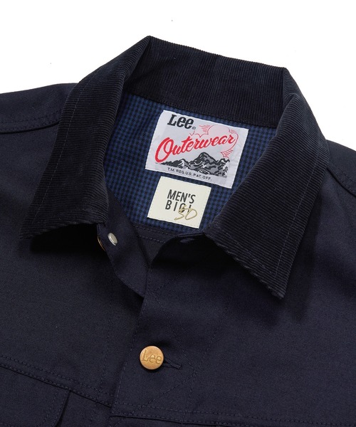 MEN'S BIGI（メンズビギ）の「【LEE/リー】別注 エクスクルーシブ STORM RIDER ジャケット（デニムジャケット・メンズ・ネイビー/ホワイト/ブラック・02/03/04）」の20枚目の写真