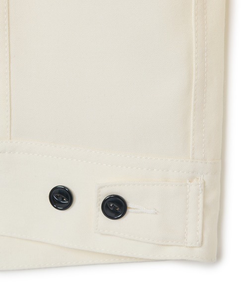 MEN'S BIGI（メンズビギ）の「【LEE/リー】別注 エクスクルーシブ STORM RIDER ジャケット（デニムジャケット・メンズ・ネイビー/ホワイト/ブラック・02/03/04）」の20枚目の写真