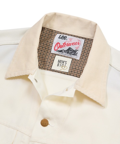 MEN'S BIGI（メンズビギ）の「【LEE/リー】別注 エクスクルーシブ STORM RIDER ジャケット（デニムジャケット・メンズ・ネイビー/ホワイト/ブラック・02/03/04）」の14枚目の写真