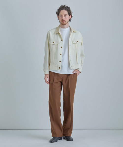 MEN'S BIGI（メンズビギ）の「【LEE/リー】別注 エクスクルーシブ STORM RIDER ジャケット（デニムジャケット・メンズ・ネイビー/ホワイト/ブラック・02/03/04）」の11枚目の写真