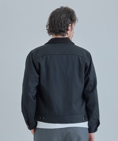 MEN'S BIGI（メンズビギ）の「【LEE/リー】別注 エクスクルーシブ STORM RIDER ジャケット（デニムジャケット・メンズ・ネイビー/ホワイト/ブラック・02/03/04）」の9枚目の写真