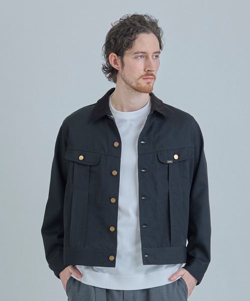 MEN'S BIGI（メンズビギ）の「【LEE/リー】別注 エクスクルーシブ STORM RIDER ジャケット（デニムジャケット・メンズ・ネイビー/ホワイト/ブラック・02/03/04）」の7枚目の写真