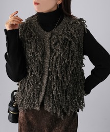 Riberry | フリンジニットベスト(ベスト)