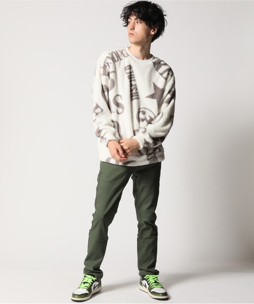 ARCADE（アーケード）の「暖か 裏起毛 スマポケ付き スーパーストレッチ ウェストバッグギャザー イージーチノパン（チノパンツ・メンズ・ブラック/カーキ/ベージュ/チェック/ネイビー・M/L/LL/3L）」の18枚目の写真