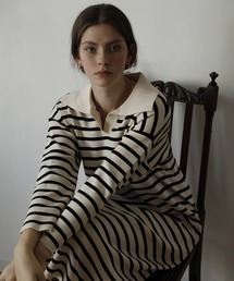 HINNA cottage（ヒナコテージ）の「ストライプロングワンピース（ワンピース）」