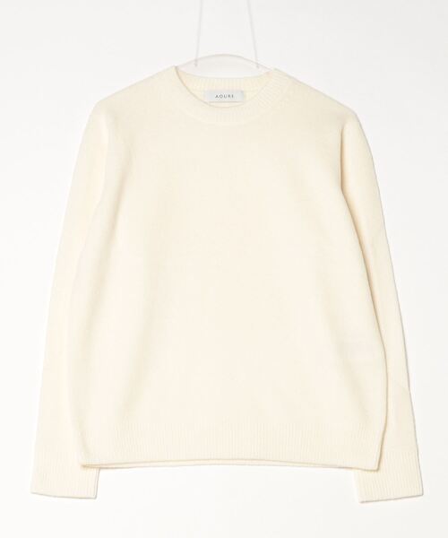 AOURE（アウール）の「スリーブデザインニット（ニット/セーター・メンズ・オフホワイト/ライトグレー・MEDIUM/LARGE）」の2枚目の写真