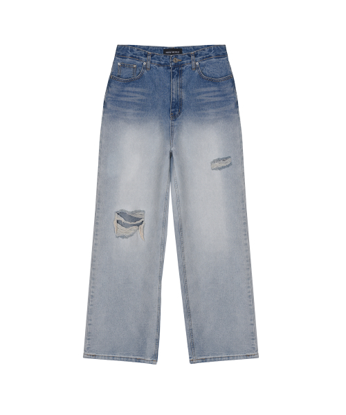NICK&NICOLE(ニックアンドニコール)の「BUTTERFLY FADED WASHING DENIM PANTS_BLUE(デニムパンツ・レディース・その他・SMALL/MEDIUM/LARGE)」の6枚目の写真
