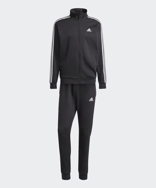 セール】ベーシック スリーストライプス フリース トラックスーツ