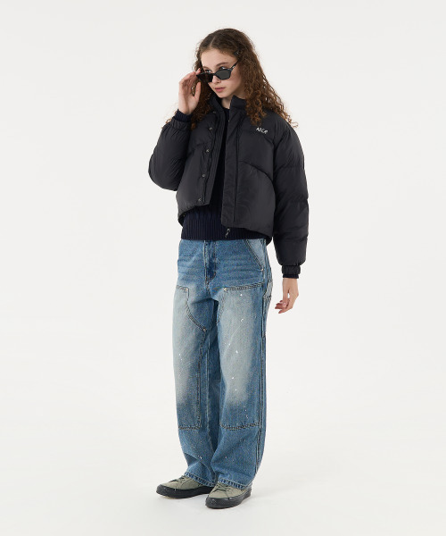 AECA(エイカ)の「AECA CURVED SHORT PUFFER JUMPER-BLACK(ダウンジャケット/コート・メンズ・その他・MEDIUM/LARGE/SMALL)」の4枚目の写真