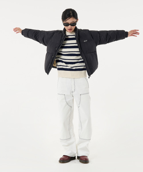 AECA(エイカ)の「AECA CURVED SHORT PUFFER JUMPER-BLACK(ダウンジャケット/コート・メンズ・その他・MEDIUM/LARGE/SMALL)」の9枚目の写真
