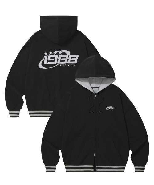 F.ILLUMINATE(フィルミネイト)の「1988サークルロゴフードジップアップ-ブラック(パーカー・レディース・その他・SMALL/MEDIUM/LARGE)」の1枚目の写真