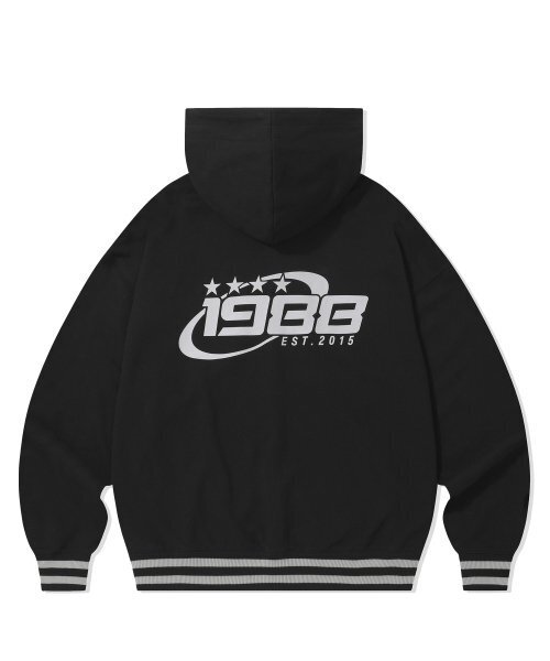 F.ILLUMINATE(フィルミネイト)の「1988サークルロゴフードジップアップ-ブラック(パーカー・レディース・その他・SMALL/MEDIUM/LARGE)」の3枚目の写真