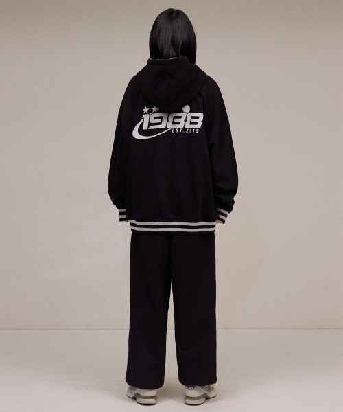 F.ILLUMINATE(フィルミネイト)の「1988サークルロゴフードジップアップ-ブラック(パーカー・レディース・その他・SMALL/MEDIUM/LARGE)」の7枚目の写真