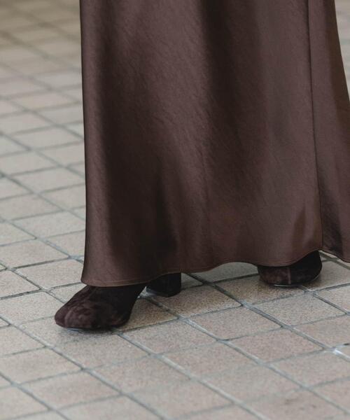 URBAN RESEARCH（アーバンリサーチ）の「オブリークトゥスエードブーツ（ブーツ・レディース・ベージュ/ブラウン・24.5/23.5/25/24）」の19枚目の写真