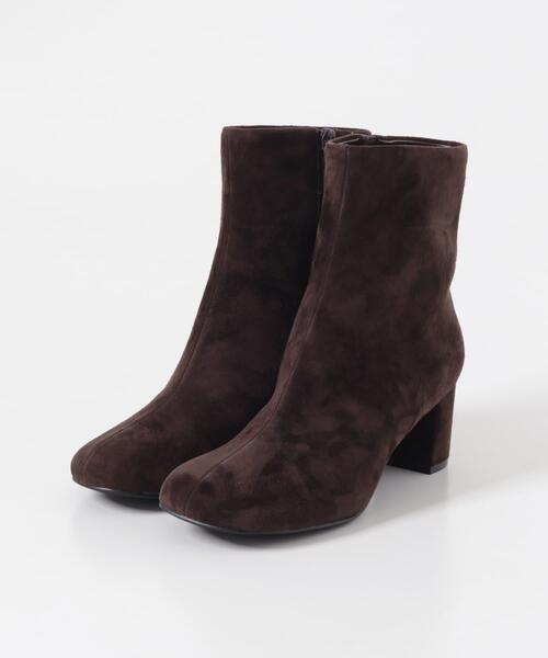 URBAN RESEARCH（アーバンリサーチ）の「オブリークトゥスエードブーツ（ブーツ・レディース・ベージュ/ブラウン・24.5/23.5/25/24）」の22枚目の写真