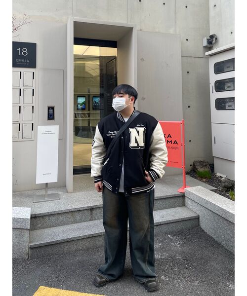 MUSINSA STANDARD（ムシンサスタンダード）の「エクストラオーバーサイズクルーネックTシャツ[ホワイト]（Tシャツ/カットソー・メンズ・その他・SMALL/MEDIUM/LARGE/X-LARGE/XX-LARGE/XXX-LARGE）」の9枚目の写真