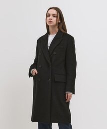 SALT AND CHOCOLATE（ソルトアンドチョコレート）の「Wool Double Coat Black 4W224I302（チェスターコート）」