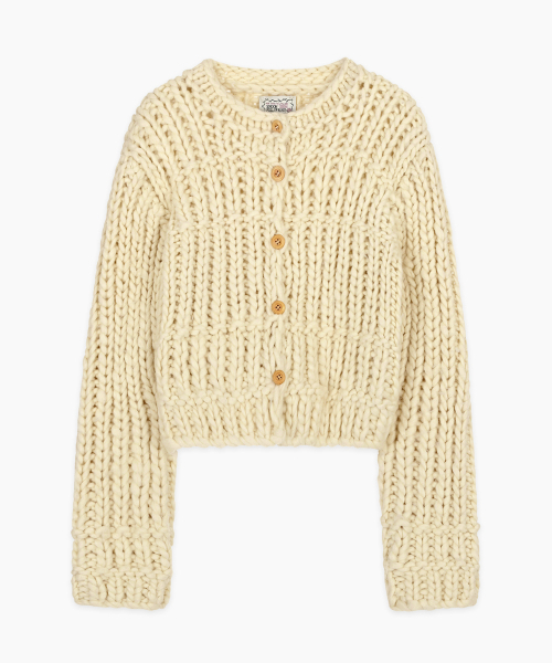 SINOON(シヌーン)の「Hand Made Short Cardigan (Ivory)(カーディガン/ボレロ・レディース・アイボリー・FREE)」の4枚目の写真