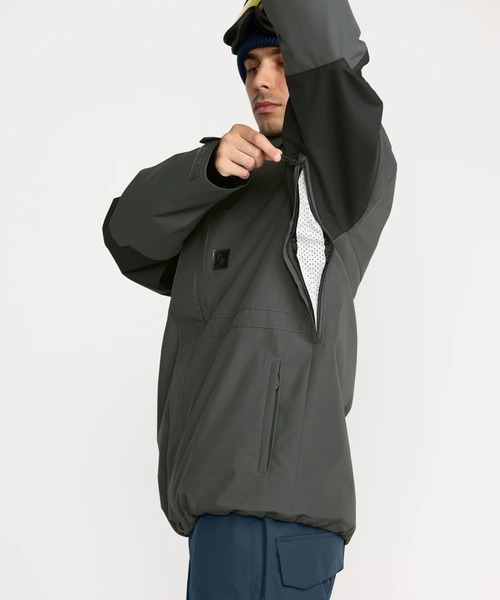 VOLCOM(ボルコム)の「VOLCOM PRIMRY JACKET/ボルコムスキースノーボードウェア(ジャケット)(その他アウター・メンズ・グレー・MEDIUM/LARGE)」の7枚目の写真