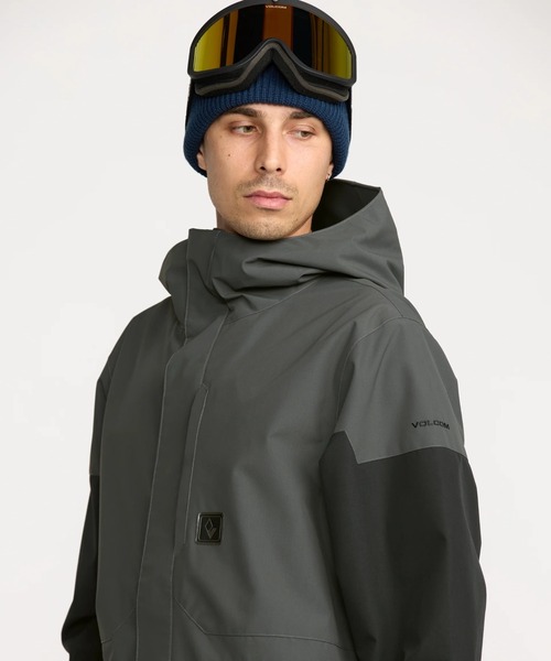 VOLCOM(ボルコム)の「VOLCOM PRIMRY JACKET/ボルコムスキースノーボードウェア(ジャケット)(その他アウター・メンズ・グレー・MEDIUM/LARGE)」の5枚目の写真
