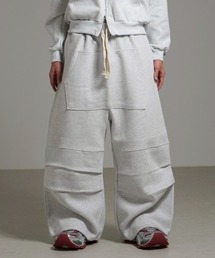 【Chikashitsu +】heavy weight cotton design sweat pants / 【チカシツプラス】ヘビーウェイトコットンデザインスウェットパンツ