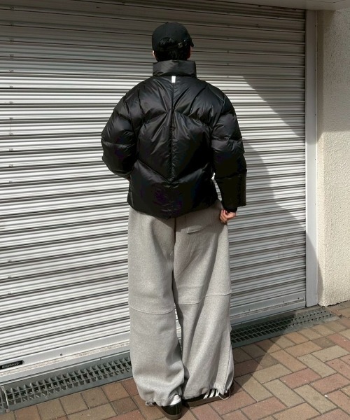 Chikashitsu +（チカシツプラス）の「【Chikashitsu +】heavy weight cotton design sweat pants / 【チカシツプラス】ヘビーウェイトコットンデザインスウェットパンツ（スウェットパンツ・メンズ・杢グレー/グレー/ブラック・ONE SIZE）」の20枚目の写真