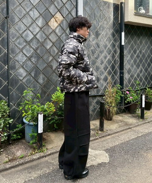 Chikashitsu +（チカシツプラス）の「【Chikashitsu +】heavy weight cotton design sweat pants / 【チカシツプラス】ヘビーウェイトコットンデザインスウェットパンツ（スウェットパンツ・メンズ・杢グレー/グレー/ブラック・ONE SIZE）」の7枚目の写真