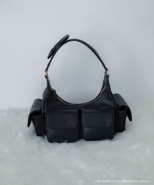 HELLO KITTY】ハローキティコラボ リボンショルダーバッグ