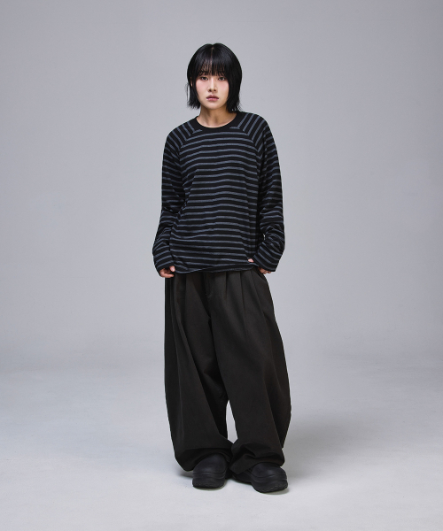 SCALLYWAG（スカリーワグ）の「Crop Raglan Long Sleeve [Stripe]（Tシャツ/カットソー・レディース・その他・MEDIUM/LARGE）」の8枚目の写真