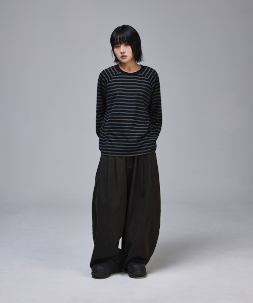 SCALLYWAG（スカリーワグ）の「Crop Raglan Long Sleeve [Stripe]（Tシャツ/カットソー・レディース・その他・MEDIUM/LARGE）」の9枚目の写真