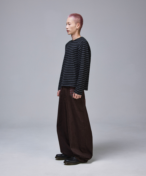 SCALLYWAG（スカリーワグ）の「Crop Raglan Long Sleeve [Stripe]（Tシャツ/カットソー・レディース・その他・MEDIUM/LARGE）」の12枚目の写真