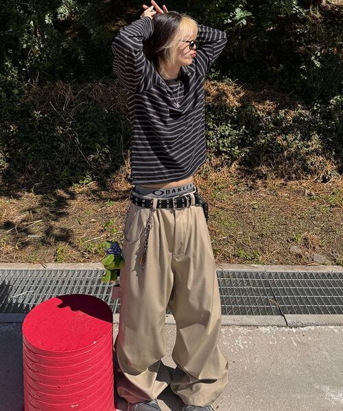 SCALLYWAG（スカリーワグ）の「Crop Raglan Long Sleeve [Stripe]（Tシャツ/カットソー・レディース・その他・MEDIUM/LARGE）」の16枚目の写真