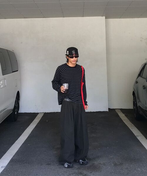 SCALLYWAG（スカリーワグ）の「Crop Raglan Long Sleeve [Stripe]（Tシャツ/カットソー・レディース・その他・MEDIUM/LARGE）」の22枚目の写真