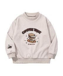 S'more（スモア）の「S'more/Campfire Treat Embroidery Sweat キャンプファイヤートリート刺繍スウェット(KIDS)（Tシャツ/カットソー）」