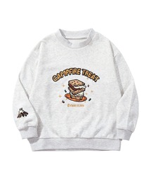 S'more（スモア）の「S'more/Campfire Treat Embroidery Sweat キャンプファイヤートリート刺繍スウェット(KIDS)（Tシャツ/カットソー）」