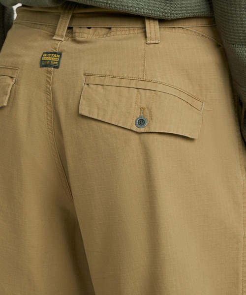 G-STAR（ジースター）の「Fatigue Pants Relaxed Tapered/ミリタリーディテールリラックステーパードファティーグパンツ/ベルトユーティリティパンツ（カーゴパンツ・メンズ・ブラウン系その他/ダークブラック・28inch/29inch/30inch/32inch/33inch/34inch/31inch）」の11枚目の写真