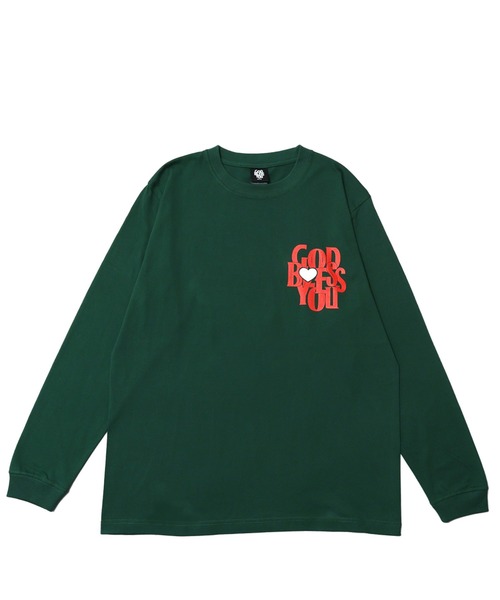 GOD BLESS YOU HEART L/S TEE（Tシャツ/カットソー）｜GOD BLESS YOU