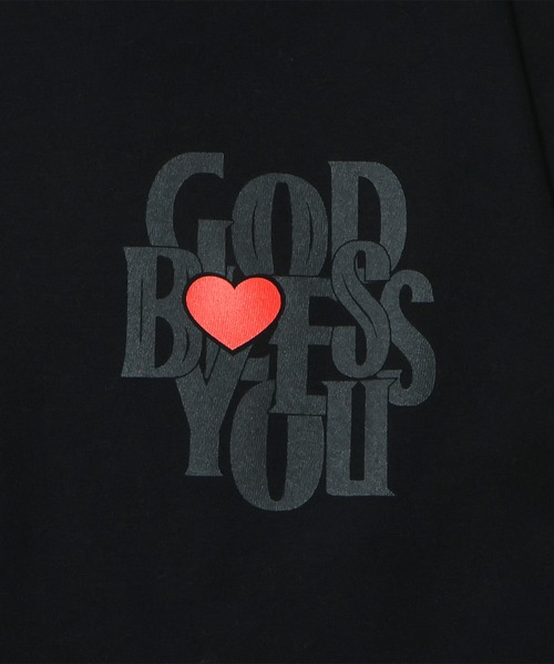 GOD BLESS YOU(ゴッドブレスユー)の「GOD BLESS YOU HEART L/S TEE(Tシャツ/カットソー・メンズ・ブラック/アッシュ/ホワイト/グリーン系/バーガンディー/チャコール/ネイビー・M/L/XL/XXL)」の19枚目の写真