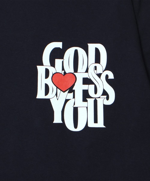 GOD BLESS YOU(ゴッドブレスユー)の「GOD BLESS YOU HEART L/S TEE(Tシャツ/カットソー・メンズ・ブラック/アッシュ/ホワイト/グリーン系/バーガンディー/チャコール/ネイビー・M/L/XL/XXL)」の8枚目の写真