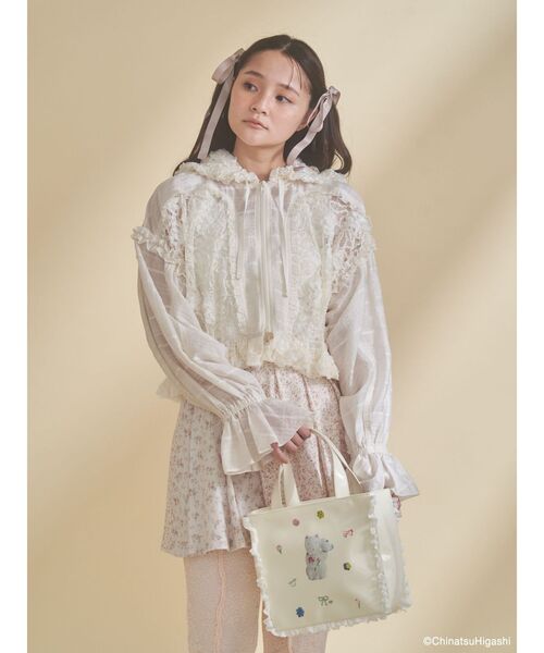 New Wave Sugar cat square bag（ハンドバッグ）｜merry jenny（メリー