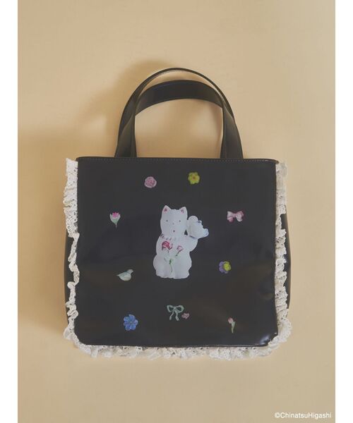 New Wave Sugar cat square bag（ハンドバッグ）｜merry jenny（メリー