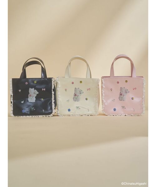 merry jenny（メリージェニー）の「New Wave Sugar cat square bag（ハンドバッグ・レディース・ネイビー/ピンク/アイボリー・FREE）」の19枚目の写真