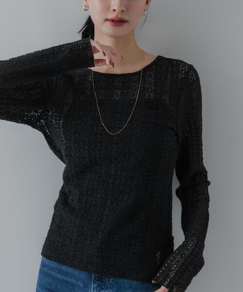 アーバンリサーチ（URBAN RESEARCH）/ストレッチレース2WAYトップス ストレッチレース2WAYトップス（Tシャツ/カットソー）｜URBAN RESEARCH