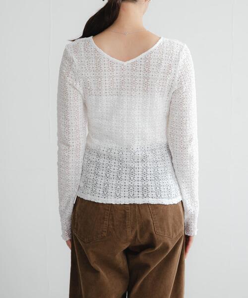 ストレッチレース2WAYトップス（Tシャツ/カットソー）｜URBAN RESEARCH