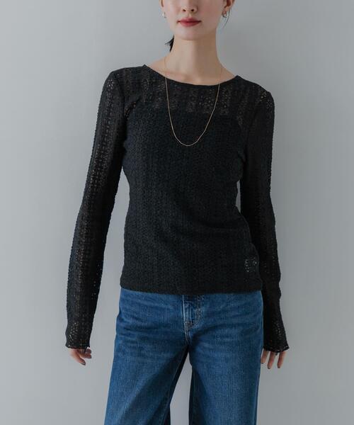 アーバンリサーチ（URBAN RESEARCH）/ストレッチレース2WAYトップス ストレッチレース2WAYトップス（Tシャツ/カットソー）｜URBAN RESEARCH