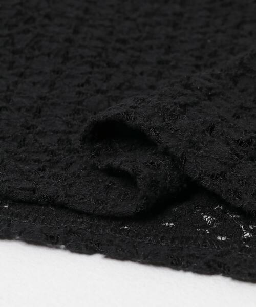 URBAN RESEARCH（アーバンリサーチ）の「ストレッチレース2WAYトップス（Tシャツ/カットソー・レディース・オフホワイト/ブラック・FREE）」の10枚目の写真