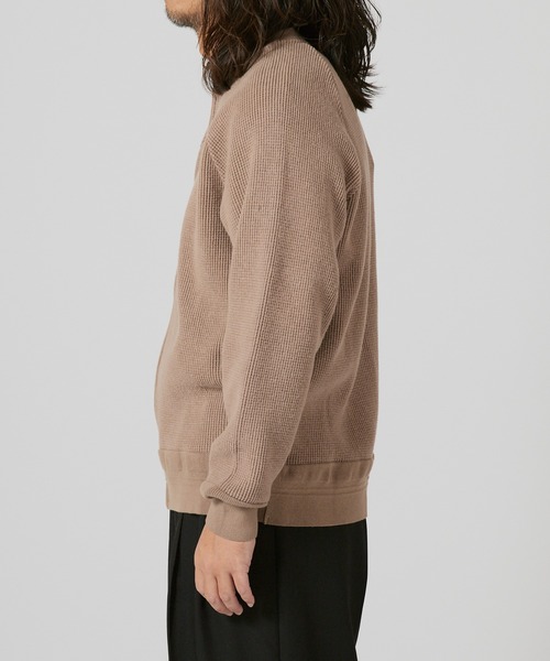 FLISTFIA（フリストフィア）の「FLISTFIA Crew Nack Zip Cardigan / CN01016（カーディガン/ボレロ・メンズ・モカ・3）」の10枚目の写真